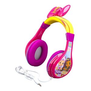 sunny day headphones for kids with built in volume limiting feature for kid friendly safe listening