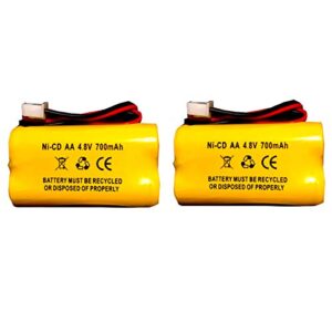 4.8v 500mah exit sign emergency light battery replacement cooper industries 4-td-800aa-hp bst battery daa700mah4.8v dual-lite 12-894 4.8v 1100mah battery (2 pack)