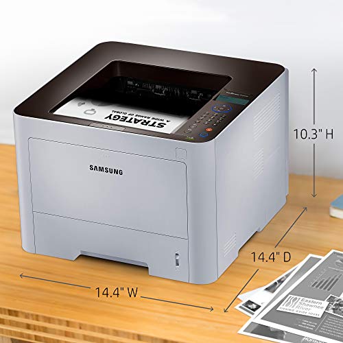 HP Samsung ProXpress M3820DW Wireless Monochrome Laser Printer with Mobile Connectivity, Duplex Printing, Print Security & Management Tools (SS372C)