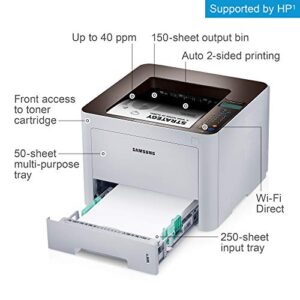 HP Samsung ProXpress M3820DW Wireless Monochrome Laser Printer with Mobile Connectivity, Duplex Printing, Print Security & Management Tools (SS372C)