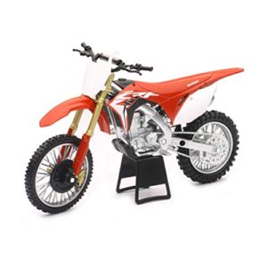 orange cycle parts die-cast replica toy red 1:12 scale model honda crf 450r dirt bike by newray 57873