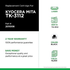 Clover Replacement Toner Cartridge for Kyocera TK-3112 | Black