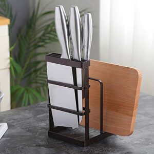 VANRA - Steel Holder for Cutting Boards and Knives - Kitchen Utensil Organizer, Suitable as Pot Lid Holder