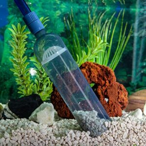 ll products gravel vacuum for aquarium - fish tank gravel cleaner- aquarium vacuum cleaner -aquarium siphon - 8 ft long aquarium gravel cleaner with minnow net