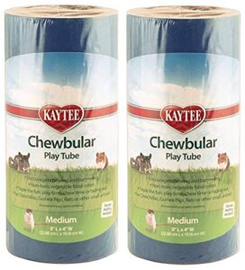 super pet kaytee chewbular play tube, medium, colors vary (2 pack - medium)