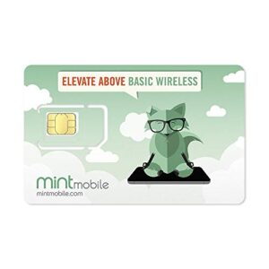 Mint Mobile See for Yourself Kit | Verify Compatibility with Our Talk, Text & Data Plans (3-in-1 GSM SIM Card)