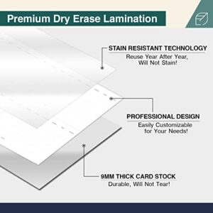 X Large Dry Erase Wall Calendar - 24"x 36" 4 Month Premium Giant Oversized Undated Erasable Deadline Task Calendar for 2023 - Jumbo Monthly Task Organizer Planner for Home, Business & Dorm Room