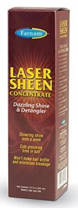 laser sheen mane & tail detangler, high-shine, 12-oz. concentrate