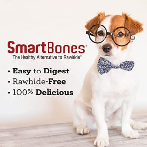 SmartBones Smart Twist Sticks, Rawhide Free Dog Chew Sticks, Made With Real Chicken, 50 Sticks
