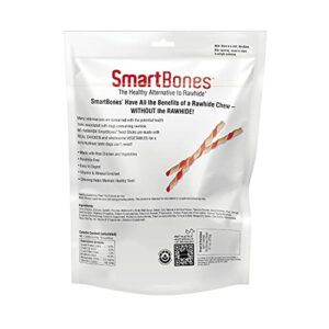 SmartBones Smart Twist Sticks, Rawhide Free Dog Chew Sticks, Made With Real Chicken, 50 Sticks