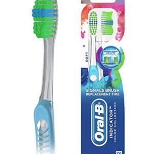 Oral-B Indicator Color Collection Toothbrushes, Soft, 2 Count