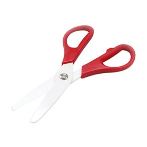 ceramic kitchen scissor, fenglintech 7.8 inch professional porcelain food shear - (red)