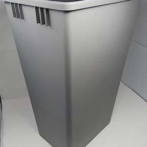 52 Qt. Replacement Waste Bin for Cabinet Recycling Pull Out Trash Organizer (Grey)