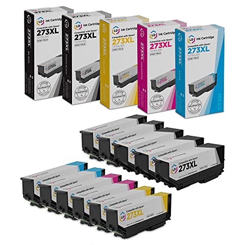 LD Remanufactured Ink Cartridge Replacements for Epson 273XL High Yield (3 Black, 2 Cyan, 2 Magenta, 2 Yellow, 2 Photo Black, 11-Pack)