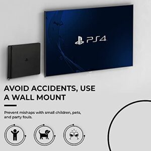 HumanCentric PS4 Slim Mount | Mount on The Wall or on The Back of The TV | Patent Pending
