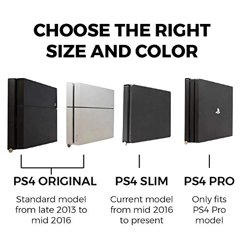 HumanCentric PS4 Slim Mount | Mount on The Wall or on The Back of The TV | Patent Pending