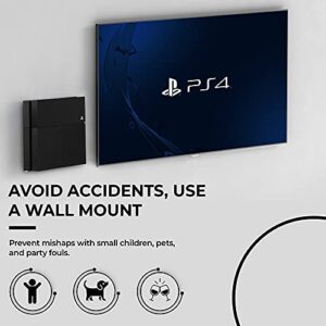 HumanCentric Mount Compatible with PS4 Fat Version, Mount Your Original Fat PS4 on The Wall or on The Back of The TV