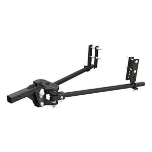 curt 17499 trutrack 4p weight distribution hitch with 4x sway control, up to 8k, 2-inch shank
