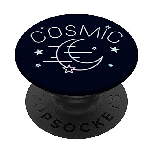 Chin Up Cosmic Neon PopSockets PopGrip: Swappable Grip for Phones & Tablets