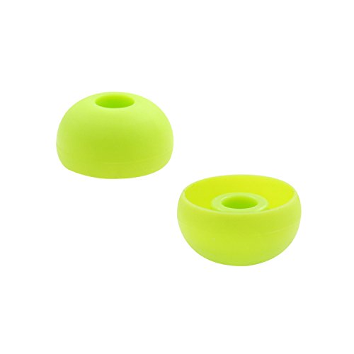 ALXCD Ear Tips for Powerbeats 2 Wireless Headphone, SML 3 Sizes 3 Pair Silicone Replacement Earbud Tips & 1 Pair Double Flange Ear Tip Cushion, Fit for Powerbeats2 Wireless Pb2[4 Pair](Green)