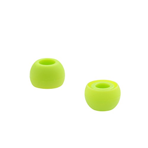 ALXCD Ear Tips for Powerbeats 2 Wireless Headphone, SML 3 Sizes 3 Pair Silicone Replacement Earbud Tips & 1 Pair Double Flange Ear Tip Cushion, Fit for Powerbeats2 Wireless Pb2[4 Pair](Green)