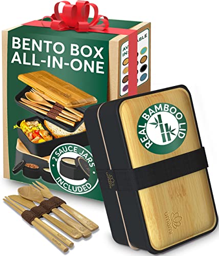 Umami Bento Box Adult Lunch Box Microwave Safe, Easy to Clean, 40 oz ...