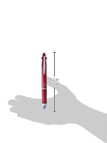 PILOT Dr. Grip 4+1, 4 Color 0.7 mm Ballpoint Multi Pen & 0.5 mm Mechanical Pencil - Bordeaux Body (BKHDF1SFN-BO)