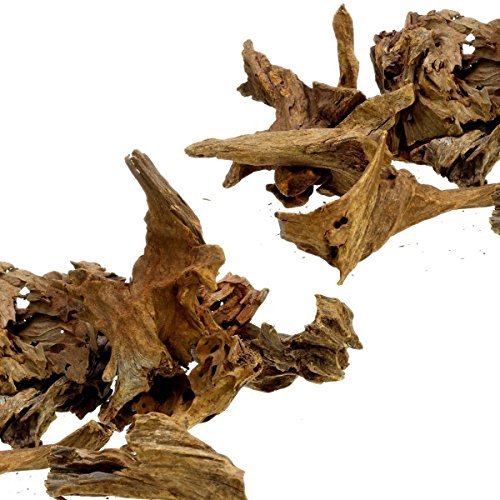 Dr. Moss Aquarium Small Malaysian Driftwood Luxurious Set for Fish Tank Decor, Real Wood Bogwood 5"-7" (2 Pieces)