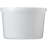 reditainer deli food storage containers with lid, 64-ounce, 16-pack