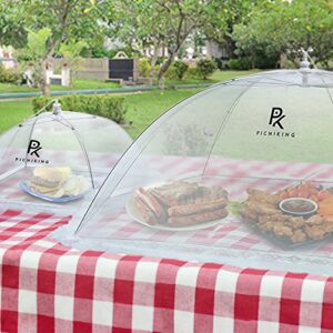 (3 Pack) PicniKing Picnic Food Covers for Outside | Food Tents/Food Covers for Outdoors Mesh Screen | Outdoor Food Covers to Keep Bugs Away | Mesh Food Covers for Outdoors | Food Nets for Outdoors