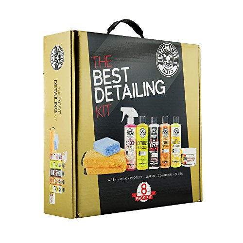 Chemical Guys HOL800 The Best Detailing Kit, 8 Items Including (5) 16 oz. Products