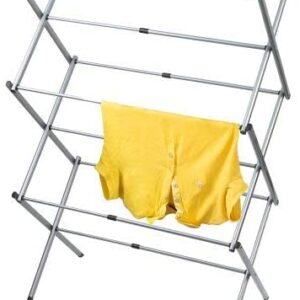 Artmoon Gobi Foldable Drying Laundry Rack, Portable Clothes Horse Made of Rustproof Steel, Extendable 17.3''- 29.5''