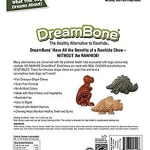 DreamBone Novelty Shaped Chews, Treat Your Dog to a Chew Made with Real Meat and Vegetables 14 Count (Pack of 1)