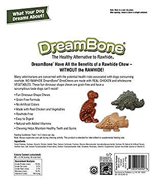 DreamBone Novelty Shaped Chews, Treat Your Dog to a Chew Made with Real Meat and Vegetables 14 Count (Pack of 1)