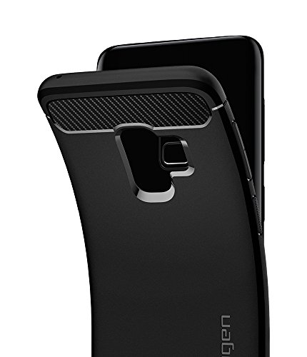 Spigen Rugged Armor Designed for Samsung Galaxy S9 Case (2018) - Matte Black