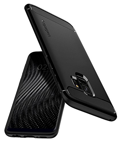 Spigen Rugged Armor Designed for Samsung Galaxy S9 Case (2018) - Matte Black