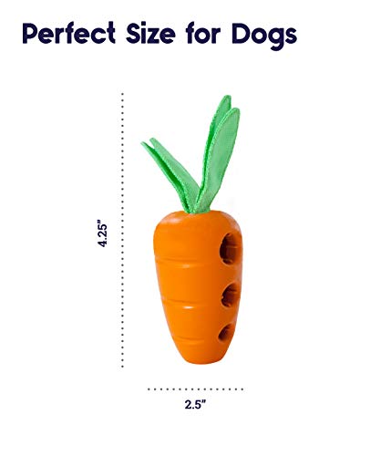 Petstages Carrot Stuffer Treat-Dispensing Interactive Dog Toy