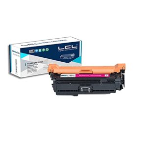 lcl remanufactured toner cartridge replacement for hp 504a ce253a laserjet cp3525 cp3525dn cp3525n cp3525x cp3530 cm3530 cm3530fs (1-pack magenta)