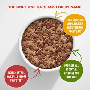 Meow Mix Hairball Control Dry Cat Food, 3.15 Pound Bag (Pack of 4)