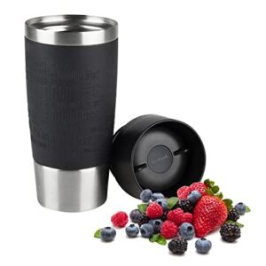 Tefal Travel Mug, Stainless Steel, Black, 0.36 L