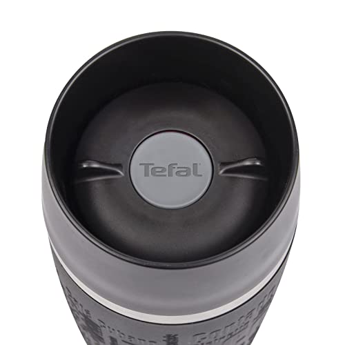 Tefal Travel Mug, Stainless Steel, Black, 0.36 L