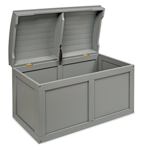 Hardwood Safety Hinge Barrel Top Toy Storage Chest