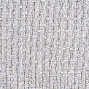 Largo Modern Solid Cream Rectangle Easy-Care Indoor/Outdoor Area Rug, 5' x 7'