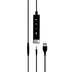 Sennheiser SC 665 USB (507257) - Double-Sided Business Headset | UC Optimized and Skype for Business Certified | For Mobile Phone, Tablet, Softphone, and PC (Black)