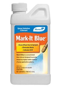 monterey lg1142 spray solution colorant mark-it blue dye, 15.9 fl oz (pack of 1), white