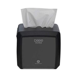 Dixie Ultra Tabletop Interfold Napkin Dispenser by GP PRO (Georgia-Pacific); Black, 54527A; Holds 275 Napkins, 7.600" W x 6.100" D x 7.200" H