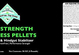 Gut Health Horse Weight Gain Supplement - Xtra Strength Peak Performance Top Dress Pellets (6 lbs) - Ulcer Aid for Horses That Promotes Weight Gain, Hoof Growth, Improved Mood, and Coat