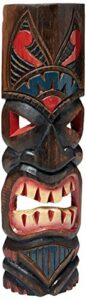 forever bamboo hawaiian tiki mask classic tahitian 20"