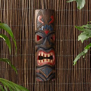 FOREVER BAMBOO Hawaiian Tiki Mask Classic Tahitian 20"