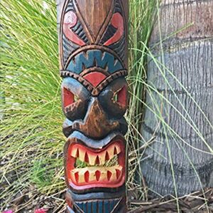 FOREVER BAMBOO Hawaiian Tiki Mask Classic Tahitian 20"